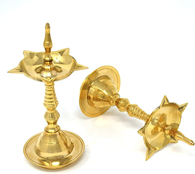 Brass Lamps (2 Pcs)